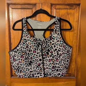 Torrid (Size 3) Colorful Animal Print Sports Bra